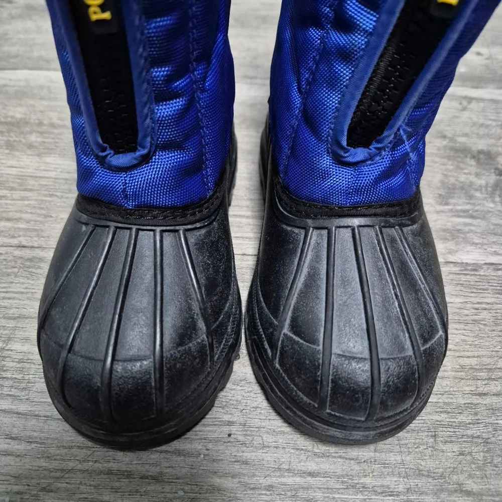 Baby Polo Ralph Lauren Rain & Snow Boots Blue Black Size 7